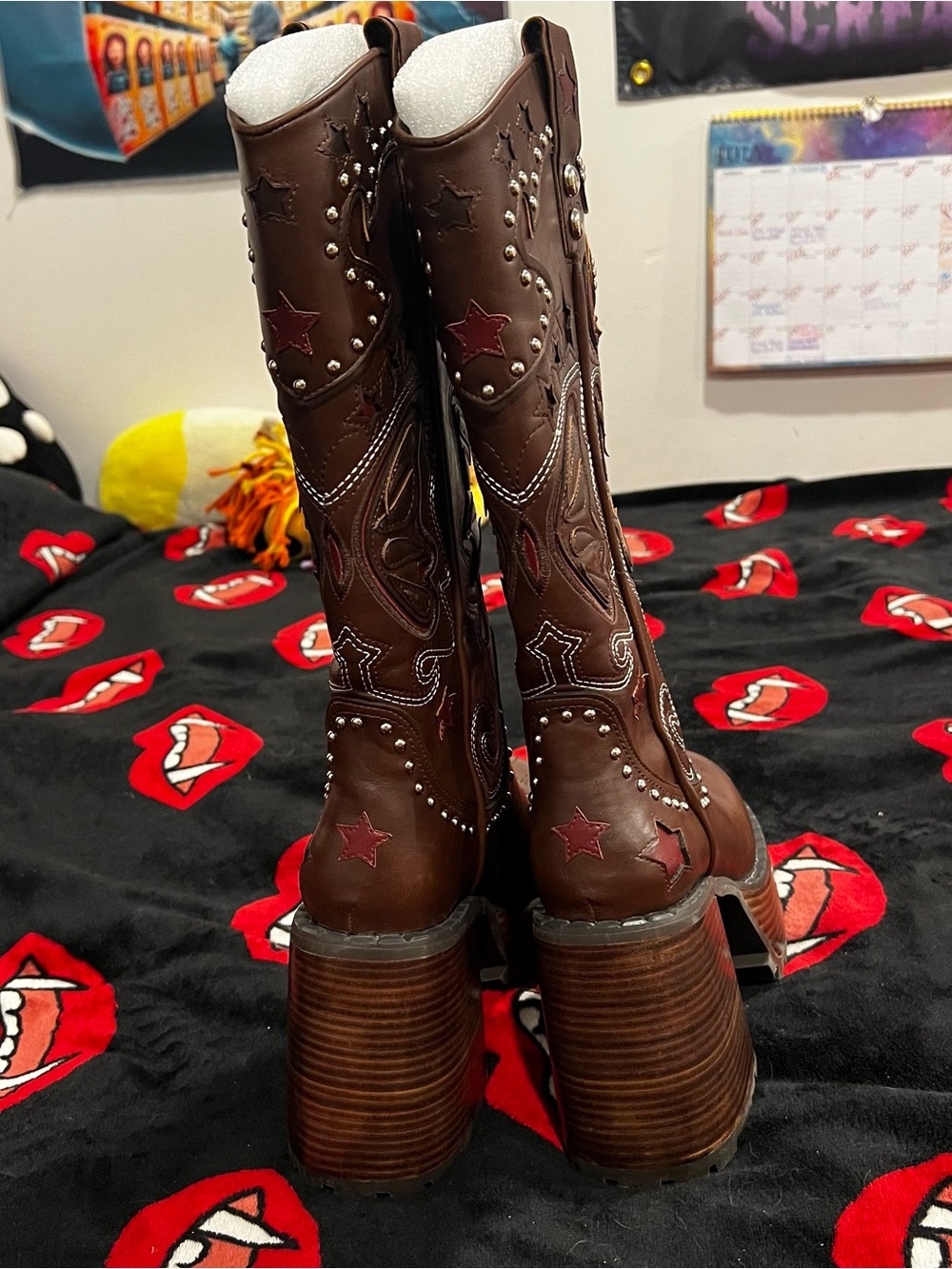 Dolls Kill x Bratz - The Wild West Platform Boots - Brown - Picture 5 of 7